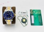 VS Factory V2 Rolex Submariner 40 mm 116613lb Watch Cal.3135 904L Two Tone Blue Dial